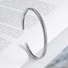 Punk Simple Silver Color Twisted Mobius Cuff Bangles Infinite Loop Bracelet Men\'s Casual Party Jewelry Gift - Image 33