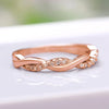 Fancy Women's Finger Ring Twist Band with Sparkling Cubic Zirconia Wedding Engagement Rings Versatile Jewelry - Image 13