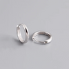 Silver Simple Matte Bohemian Round Ear Buckle for Women Punk Unisex Rock Hoop Earring Jewelry Accessories - Image 41