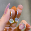 Korean Zircon Water Drop Earrings for Women Shiny Crystal Long Pendant Dangle Earring Wedding Party Jewelry Gifts - Image 5