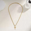 Stainless Steel Simple Gold Men's and Women's Jewelry Necklace Pendant, Suitable for Men's and Women's Daily Wearing Ne - Image 6