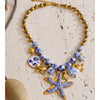 Ocean Series Ceramic Beads Chain Fish Starfish Drop Charm Statement Necklace Exclusive Style Handmade Collar Jewelry - Image 2