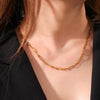 Stainless Steel Chain Necklace in Paperclip Box or Twisted Link Styles - Image 52