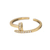 European and American open nail children's niche ring personality cold wind rings - Image 5