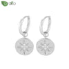 Silver Needle Minimalist Square Sign Pendant Hoop Earrings for Women Gold Earrings Party Jewelry - Image 16