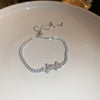 Wave Geometry Adjustable Bracelet Bangle Rhinestone Crystal Bracelets Women Wedding Wristband Jewelry - Image 10