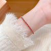 Decorative Red Thread Weaving Bracelet Bring Lucky Multicolor Red Hand Rope Braided Rope Bracelet Versatile Round Beads Bracelet - Image 13