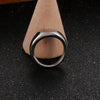 Signet Ring Stainless Steel Ring Classic Hipster Unisex Square Signet Ring Pinky Finger Ring Mens Small Signet Ring - Image 4