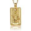 22 Style Classic Tarot Card Pendant Necklace Double Sided Zircon Tarot Necklace Major Arcana Empress Sun Star Sign Women Jewelry - Image 15