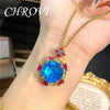 Back Pattern Design, Dazzling Golden Pendant Necklace for Women, and Collar Chain - Image 2