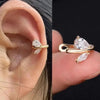 Silver Color Simple Punk Metal Zircon Ear Cuff Clip on Earrings for Women No Pierced Crystal Star Earcuff Ear Wrap Clips Jewelry - Image 31