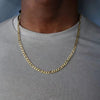 Gold Necklace For Women Men Size 16-30 Inch Jewelry 4mm Figaro Chain Necklaces - Image 3