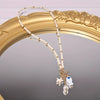 Sea Life Charm Beaded Choker Necklace with Multicolor Rice Beads - Image 14