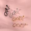 Aoedej 14G Rose Gold Color Helix Piercing Earring Industrial Barbell Ring Women Crystal Long Earring Ear Piercing Gift Jewelry - Image 4