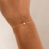 European American Style Eight-Pointed Star Zircon Bracelet Silver Personality Simple Versatile Bracelet - Image 1