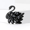 Classic Rhinestones Swans Brooches for Women Unisex Creativity Animals Pins Banquets Party Backpack Gifts Jewelry Accessories - Image 7