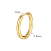 6 Pairs 6 Sizes 18G Small Hoop Earrings Tiny Cartilage Helix Daith Tragus Huggie Earrings Ear Piercing Jewelry Sleeper Ear Hoops - Image 6
