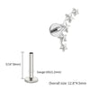 Titanium Starburst Climber Helix Stud Earring 16G Celestial Star Cartilage Earlobe Piercing Jewelry - Image 19