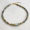The Small Fresh Green Stone Beaded Necklace Copper Alloy Bigeville Eye Pendant Decoration Women Gilrs Birthday Gift - Image 13