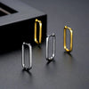 Men's Earrings Geometric Polygonal Stainless Steel Ear Buckle Ring Women Chic Earring Small Hoop Punk Party Ear Jewelry - Image 4
