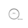 Titanium Hinged Hoop Nose Rings 20G 18G 16G Septum Ring Body Piercing Jewelry Helix Cartilage Rook Earring - Image 13