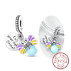 Silver Charm Beads Glowing Luminous Firefly Butterfly Pendant for Bracelet Charm Jewelry - Image 38