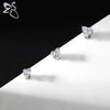 ZS 1 Piece Magnetic Clip-on Earrings Star Heart Shape CZ Crystal Ear Clip No Piercing Ear Stud No Pierced Earring Jewelry 4-8MM - Image 5