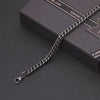 Retro Oxidized Black 6MM Cuban Chain Bracelet Punk Men Stainless Steel Biker Chain Bracelets Male Jewelry Gifts for Dad - Image 5