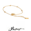 Thin Stainless Steel Cubic Zirconia Chain Bracelet Bangle for Women Summer Delicate Aesthetic Chic Wrist Jewelry Recommend - Image 1