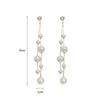 Large and Small Imitation Pearl Dangle Earrings for Women Beads Tassel Long Drop Earring Wedding Earrings Jewelry - Image 6