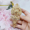 Shining Bohemia Brooch For Delicate Woman Retro Gold Silver Color Flower Metal Pin Bridal Jewelry Ethnic Wedding Gift - Image 5