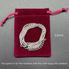 Watereproof Stainless Steel Bamboo Round Box Chain Necklace Cool Punk Hip-Hop Unisex Jewelry Gifts For Men Women - Image 9