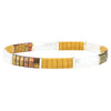 Tile Bead Stretch Bracelet in Multiple Color Patterns - Image 18