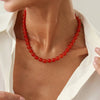 Y2K Boho Glass Beads Chain Necklace for Women Collares Vintage Clavicle Chain Daily Party Jewelry Accessories - Image 7