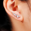 Chic Climb Ear Stud Earrings for Women Contracted Piercing Accessories Low-key Earrings Gift Statement Jewelry - Image 5
