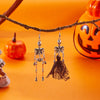 Halloween Skeleton Dangle Earrings For Women Punk Gothic Skull Black Lace Fringe Earring Pumpkin Funny Jewelry Gifts - Image 6