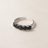 Silver Round Zircon Adjustable Rings For Women Ladies Rings Wedding Jewelry Jewellery Argent - Image 1