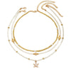 Starfish and Shell Pendant Bead Choker Necklace - Image 4
