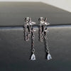 Winged Sword Piercing Stud with Drop Charm - Image 24