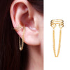 Y2k Crystal Fake Piercing Ear Cuff Earrings For Women Simple Zirconia 2000s Aesthetic Ear Cartilage Earing Chic Jewelry - Image 5