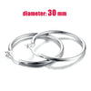 Big Hoop Earrings For Women Minimalist Circle Classic Cartilage Earring Rose Gold Color Hoops Jewelry - Image 8