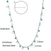 Round Cubic Zircon Charms Long Necklace Woman Choker Stars Moon Elegant Chain No Fade Fariy Jewelry - Image 21