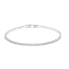 Silver Bracelet 16CM To 19CM Tennis Bracelet 2.5MM Zirconia Anniversary Gift - Image 1