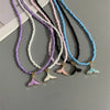 Whale-Tail Pendant Necklace with Colorful Seed Beads - Image 6
