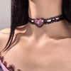 Goth Y2K Angel Wing Feather Star Cross Heart Cat Claw Pendant Bead Chain Choker Necklace For Women Harajuku Jewelry Accessories - Image 5