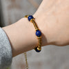 Colorful Stone Beads Chain Bohemia Stainless Steel Gold Color Metal Bracelets Jewelry Gift for Women - Image 3