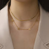 Star of David Hexagram Necklace Women Stainless Steel Double Layer Clavicle Snake Chain Israel Jewish Judaism Jewelry - Image 2