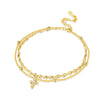 Silver Summer Double Star Shaped Chain Anklets Women Lady Ankle Bracelet Prom Foot Party Jewelry Gifts - Image 13