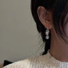Line Knotted Pearl Stud Earrings For Women Girls Creative Design Simple Vintage Elegant Anniversary Jewelry Gift - Image 4