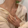 Silver Bead Geometry Necklace for Women Girl Korean Design Versatile Choker Jewelry - Image 4